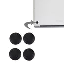 4 PCS for Macbook Air 11.6 inch & 13.3 inch (2010-2015) Bottom Case Rubber Mats(Black)