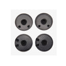 4 PCS for Macbook Air 11.6 inch & 13.3 inch (2010-2015) Bottom Case Rubber Mats(Black)