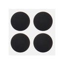 4 PCS for Macbook Pro Retina 13.3 inch & 15.4 inch (2012-Early 2015) A1398 & A1425 & A1502 Bottom Case Rubber Mats(Black)