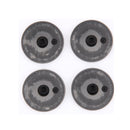 4 PCS for Macbook Pro Retina 13.3 inch & 15.4 inch (2012-Early 2015) A1398 & A1425 & A1502 Bottom Case Rubber Mats(Black)