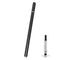 Universal Nano Disc Nib Capacitive Stylus Pen with Magnetic Cap & Spare Nib (Black)