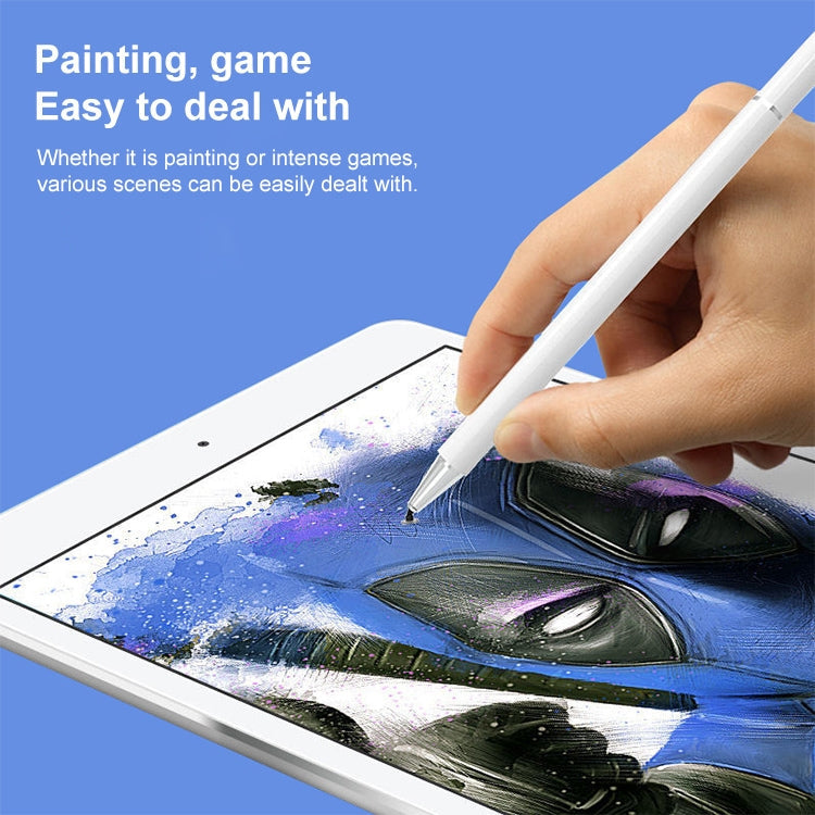 Universal Nano Disc Nib Capacitive Stylus Pen with Magnetic Cap & Spare Nib (Blue)