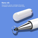Universal Nano Disc Nib Capacitive Stylus Pen with Magnetic Cap & Spare Nib (Blue)