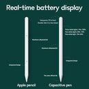 JD12 Anti-mistouch Stylus Pen with Battery Display(White)