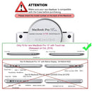 ENKAY Hat-Prince 2 in 1 Crystal Hard Shell Plastic Protective Case + US Version Ultra-thin TPU Keyboard Protector Cover for 2016 New MacBook Pro 13.3 inch with Touchbar (A1706)(Black)