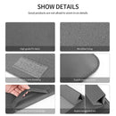 4 in 1 Universal Waterproof PU Leather Laptop Liner Bag with Handle & Stand & Pen Holder + 2 Winders + Mouse Bag + Charger Bag Set for 13 / 14 inch Laptops(Red)