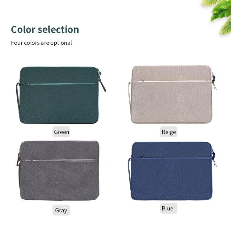 Diamond Pattern Portable Waterproof Sleeve Case Double Zipper Briefcase Laptop Carrying Bag for 11-12 inch Laptops (Tarnish)