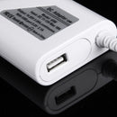 45W 14.85V 3.05A 5 Pin T Style MagSafe 2 Car Charger with 1 USB Port for Apple Macbook A1466 / A1436 / A1465 / A1435 / MD224 / MD231 / MD761 / MD711, Length: 1.7m(White)
