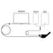 45W 14.85V 3.05A 5 Pin T Style MagSafe 2 Car Charger with 1 USB Port for Apple Macbook A1466 / A1436 / A1465 / A1435 / MD224 / MD231 / MD761 / MD711, Length: 1.7m(White)