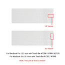 ENKAY TPU Keyboard Protector Cover for MacBook Pro with Touch Bar 13.3 inch (A1706/A1989/A2159) /15.4 inch(A1707/A1990) Europe Version