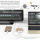 ORICO RCH3A USB-C / Type-C to HDMI & USB-C / Type-C & 3 x USB-A / Type-A Converter Aluminum HUB for Macbook / New Macbook Pro / Huawei Matebook(Silver)