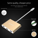 ORICO RCH3A USB-C / Type-C to HDMI & USB-C / Type-C & 3 x USB-A / Type-A Converter Aluminum HUB for Macbook / New Macbook Pro / Huawei Matebook(Silver)