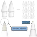 M3 Long Metal Pen Tip for Apple Pencil 1 / 2(White)