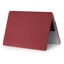 Laptop Frosted Style PC Protective Case for MacBook Pro 15.4 inch A1990 (2018)(Wine Red)