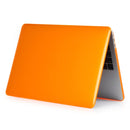 Laptop Crystal Style PC Protective Case for MacBook Pro 15.4 inch A1990 (2018) (Orange)