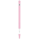 Anti-lost Cap Touch Screen Silicone Protective Cover for Apple Pencil 1(Pink)