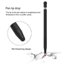 Anti-lost Cap Touch Screen Silicone Protective Cover for Apple Pencil 1(Pink)