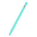 Anti-lost Cap Touch Screen Silicone Protective Cover for Apple Pencil 1(Mint Green)