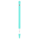 Anti-lost Cap Touch Screen Silicone Protective Cover for Apple Pencil 1(Mint Green)