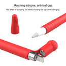 Anti-lost Cap Touch Screen Silicone Protective Cover for Apple Pencil 1(Red)