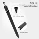 Anti-lost Cap Silicone Protective Cover for Apple Pencil 1(Purple)