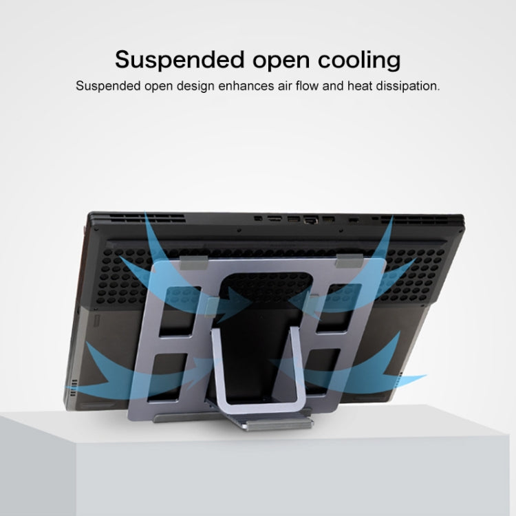 Lenovo Z2 LEGION Aluminum Alloy Laptop Cooling Bracket Heat Dissipation Holder for Y7000 / Y7000P / Y9000K(Grey)