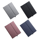 For Microsoft Surface Pro 7 / 7+ Microfiber Lambskin Texture Magnetic Horizontal Flip Leather Case with Pen Slot & Holder (Grey)