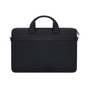 ST03S 13.3 inch Double Side Pockets Wearable Oxford Cloth Soft Handle Portable Laptop Tablet Bag(Black)