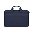 ST03S 14.1 inch Double Side Pockets Wearable Oxford Cloth Soft Handle Portable Laptop Tablet Bag(Navy Blue)