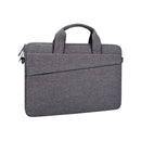 ST03S 15.4 inch Double Side Pockets Wearable Oxford Cloth Soft Handle Portable Laptop Tablet Bag(Deep Space Gray)