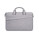 ST03S 15.6 inch Double Side Pockets Wearable Oxford Cloth Soft Handle Portable Laptop Tablet Bag(Grey)