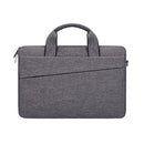 ST03S 15.6 inch Double Side Pockets Wearable Oxford Cloth Soft Handle Portable Laptop Tablet Bag(Deep Space Gray)