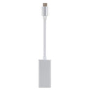 USB-C / Type-C 3.1 Male to DP Female HD Converter, Length: 12cm (Silver)