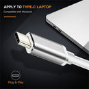 USB-C / Type-C 3.1 Male to DP Female HD Converter, Length: 12cm (Silver)