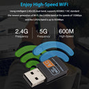 600Mbps AC Dual Band USB WIFI Adapter