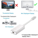 USB-C / Type-C 3.1 Male to Mini DP Female HD Converter, Length: 12cm(Silver)