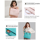 WiWU 13.3 inch Shockproof Dropproof Fashion Slim Shoulder Laptop Bag Handbag(Pink)