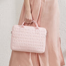 WiWU 13.3 inch Shockproof Dropproof Fashion Slim Shoulder Laptop Bag Handbag(Pink)