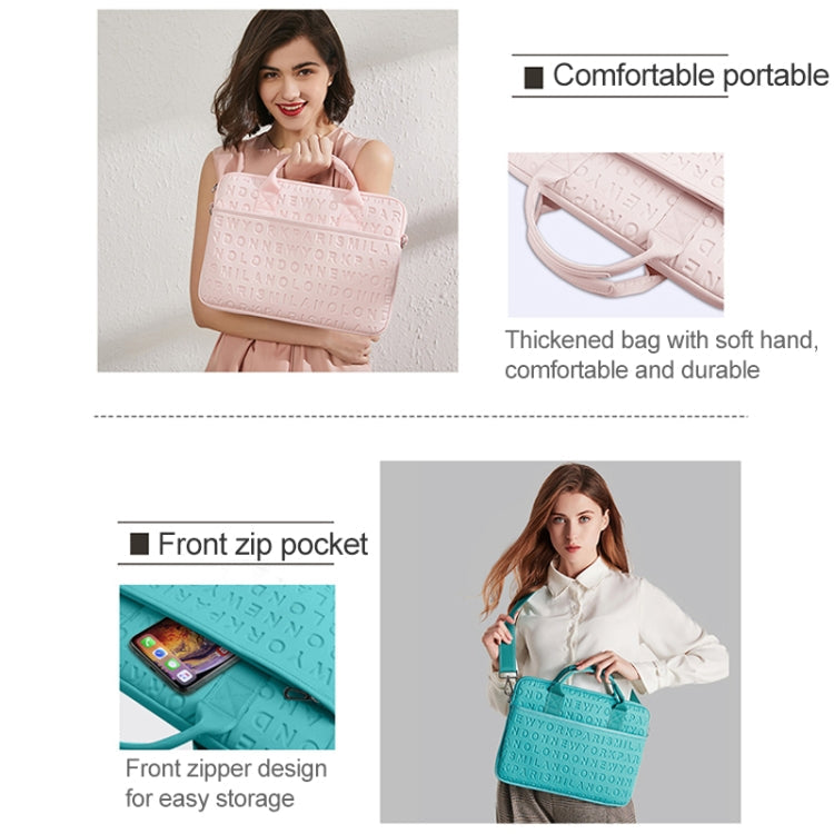 WiWU 13.3 inch Shockproof Dropproof Fashion Slim Shoulder Laptop Bag Handbag(Grey)