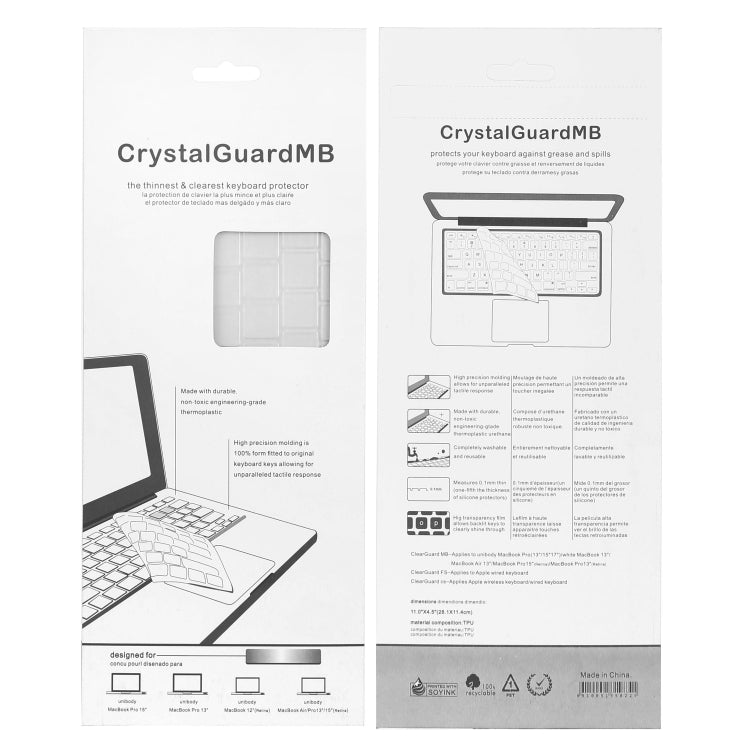Laptop TPU Waterproof Dustproof Transparent Keyboard Protective Film for Microsoft Surface Go 10 inch