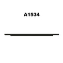 Glass Material LCD Screen Display Front Bezel Logo Cover for MacBook 12 inch Retina A1534(Silver)