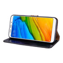 For Xiaomi Redmi 5 Plus Oil Wax Texture Horizontal Flip Leather Case with Holder & Card Slots & Wallet(Black)