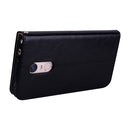 For Xiaomi Redmi 5 Plus Oil Wax Texture Horizontal Flip Leather Case with Holder & Card Slots & Wallet(Black)