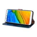 For Xiaomi Redmi 5 Plus Oil Wax Texture Horizontal Flip Leather Case with Holder & Card Slots & Wallet(Blue)