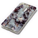 Marble Pattern Soft TPU Case For OnePlus 6(Grey)