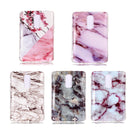 Marble Pattern Soft TPU Case For OnePlus 6 (Plum Blossom)