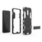 Shockproof PC + TPU Case for OnePlus 6T, with Holder(Black)