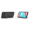 Shockproof PC + TPU Case for OnePlus 6T, with Holder(Black)