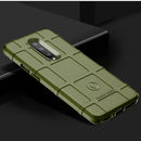 Shockproof Rugged Shield Full Coverage Protective Silicone Case for Oneplus 7 (Army Green)