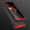 GKK Three Stage Splicing Full Coverage PC Case for OPPO Find X (Black+Red)